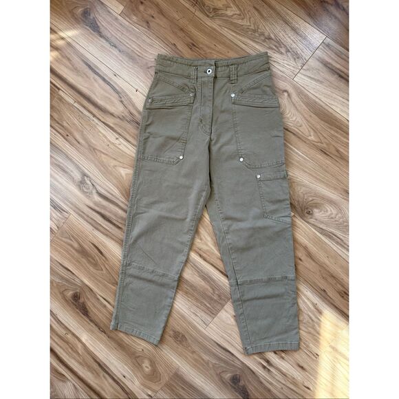 Anthropologie Maeve Womens Moss Green Turner Cargo Utility Pants Pants Size 27 - Picture 14 of 14
